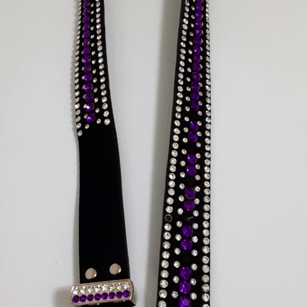 Rhinestone ladies belt